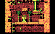 Rick Dangerous for IBM PC/Compatibles - Rick carefully climbs and jumps his way up...