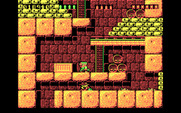 Rick Dangerous for IBM PC/Compatibles - Crawling through a passageway...