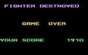 Revenge of Defender for IBM PC/Compatibles - Game over.