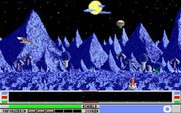 Revenge of Defender for IBM PC/Compatibles - Game start.