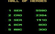 Revenge of Defender for IBM PC/Compatibles - High score table.