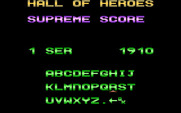 Revenge of Defender for IBM PC/Compatibles - Entering a high score.
