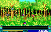 Revenge of Defender for IBM PC/Compatibles - Multiple enemies closing in...