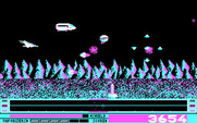 Revenge of Defender for IBM PC/Compatibles - Sometimes lots of enemies attack at once...