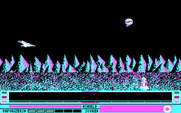 Revenge of Defender for IBM PC/Compatibles - Game start.