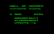 Revenge of Defender for IBM PC/Compatibles - Entering a high score.