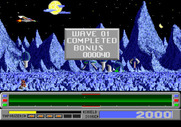 Revenge of Defender for Amiga - Wave 01 completed.