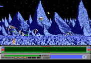 Revenge of Defender for Amiga - Game start.