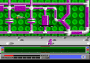 Revenge of Defender for Amiga - Each level features a different theme.