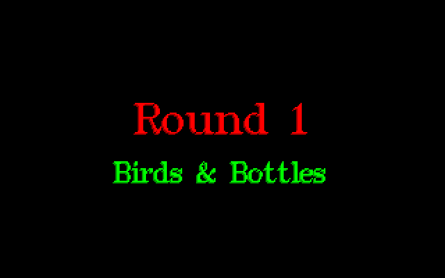 Shooting Gallery IBM PC/Compatibles Screenshot: Ready for round 1?