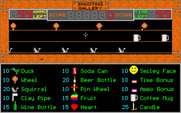 Shooting Gallery for IBM PC/Compatibles - Shooting at objects.