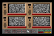 Hacker II: The Doomsday Papers for Apple IIgs - The screens display static until you assign a function to them.