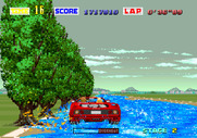 Turbo OutRun for Arcade - Another water hazard...