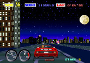 Turbo OutRun for Arcade - Time for a night scenario...