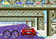 Turbo OutRun for Arcade - Don't crash into the bridges!