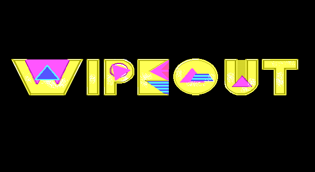 Wipeout IBM PC/Compatibles Screenshot: Title screen.