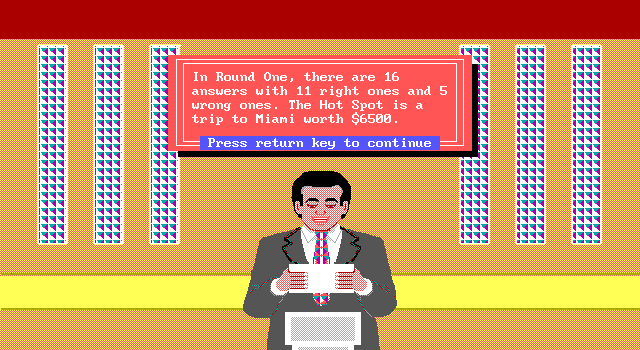 Wipeout IBM PC/Compatibles Screenshot: Ready for Round 1?