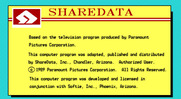 Wipeout for IBM PC/Compatibles - Copyright screen.