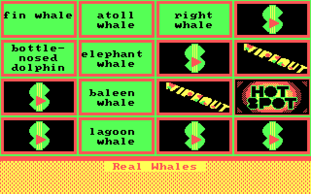 Wipeout IBM PC/Compatibles Screenshot: The hot spot moves if you wipeout.