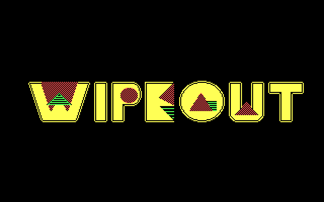 Wipeout IBM PC/Compatibles Screenshot: Title screen.