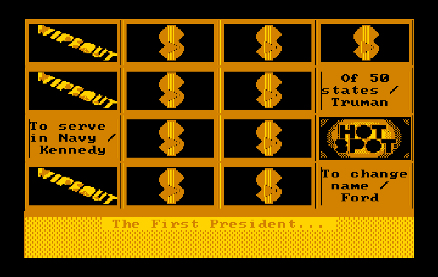 Wipeout IBM PC/Compatibles Screenshot: Found the hot spot!