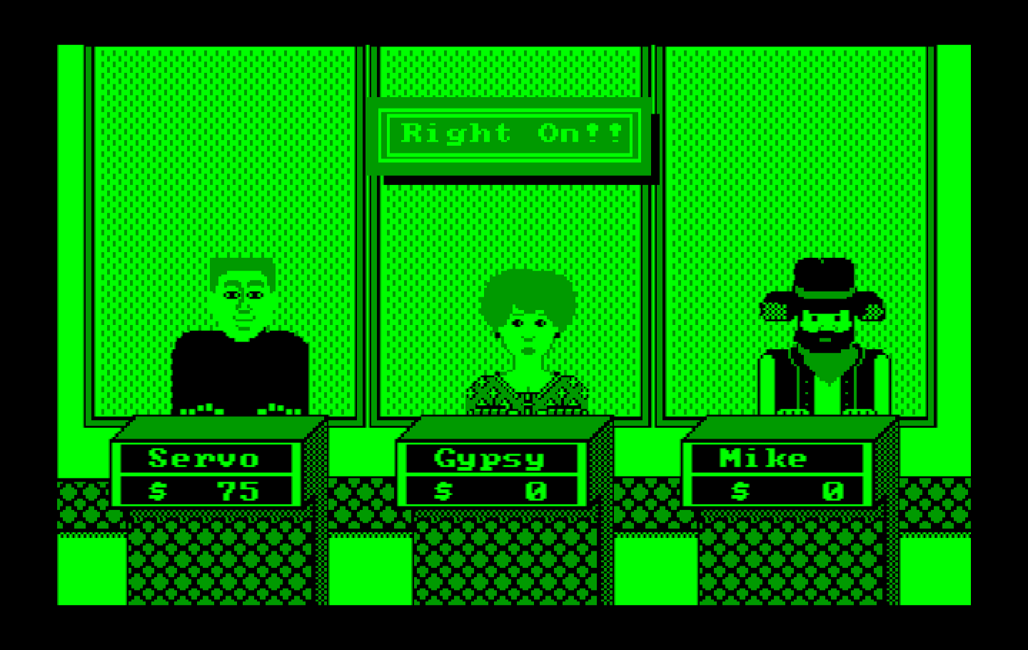 Wipeout IBM PC/Compatibles Screenshot: That's right!