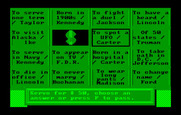 Wipeout for IBM PC/Compatibles - Selecting an answer.