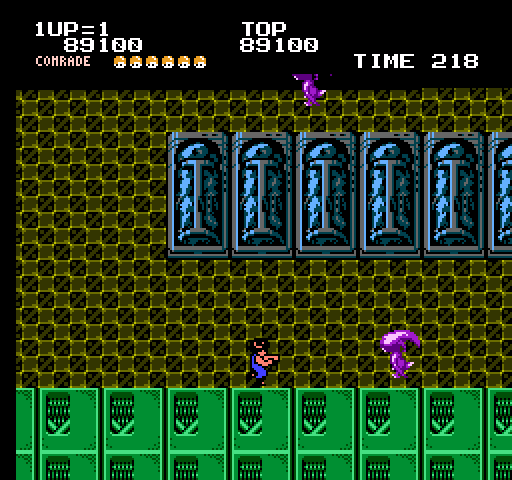 Alien Syndrome NES / Famicom Screenshot: Alien approaching...