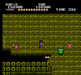 Alien Syndrome for NES / Famicom - Round 3 start.