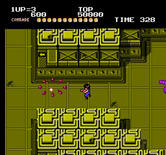 Alien Syndrome for NES / Famicom - Blasting aliens!