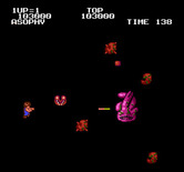Alien Syndrome for NES / Famicom - The second end of level boss.