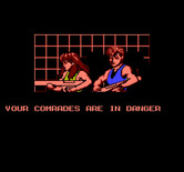 Alien Syndrome for NES / Famicom - Game demo mode.