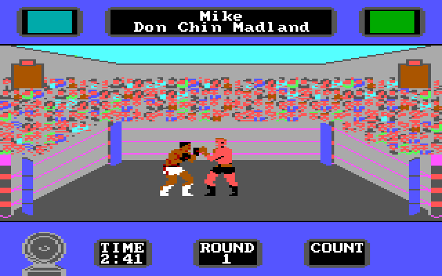 Star Rank Boxing II IBM PC/Compatibles Screenshot: Starting another fight...