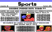 Star Rank Boxing II for IBM PC/Compatibles - Credits screen 2.