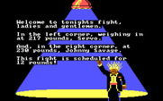 Star Rank Boxing II for IBM PC/Compatibles - Welcome to tonights fight!