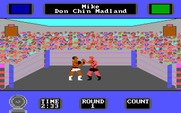 Star Rank Boxing II for IBM PC/Compatibles - Failing to block a punch...
