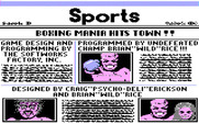 Star Rank Boxing II for IBM PC/Compatibles - Credits screen 2.