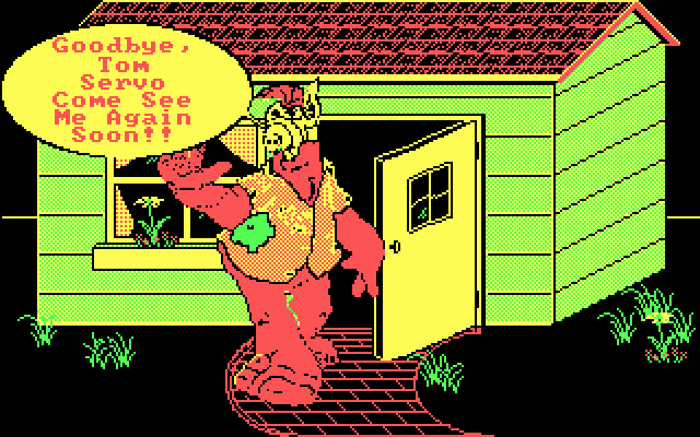 ALF's Thinking Skills IBM PC/Compatibles Screenshot: Leaving the game...until next time!