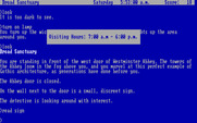 Sherlock: The Riddle of the Crown Jewels for IBM PC/Compatibles - Hmm, not quite visiting hours yet...