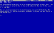 Sherlock: The Riddle of the Crown Jewels for IBM PC/Compatibles - Game start.