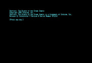 Sherlock: The Riddle of the Crown Jewels for Commodore 128 - Title screen.