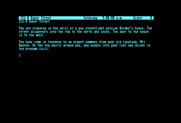Sherlock: The Riddle of the Crown Jewels for Commodore 128 - The game begins here.