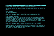 Sherlock: The Riddle of the Crown Jewels for Commodore 128 - Reading a newspaper...