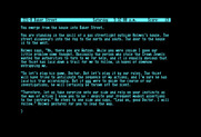 Sherlock: The Riddle of the Crown Jewels for Commodore 128 - We emerge onto Baker Street, and the adventure begins...