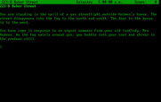 Sherlock: The Riddle of the Crown Jewels for IBM PC/Compatibles - The game begins here.