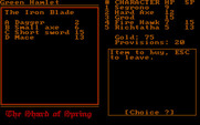 Shard of Spring for IBM PC/Compatibles - Buy some weapons here...