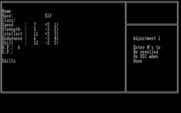 Shard of Spring for IBM PC/Compatibles - Creating a character.