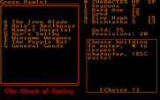 Shard of Spring for IBM PC/Compatibles - Welcome to the town! Where do you want to go?