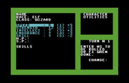 Shard of Spring for Commodore 64 - Creating a character.