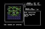 Shard of Spring for Commodore 64 - Water blocks the path!